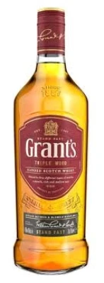 GRANTS 750ML WITH GLASS